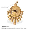 Pj326bkg pendente in oro con perline nere