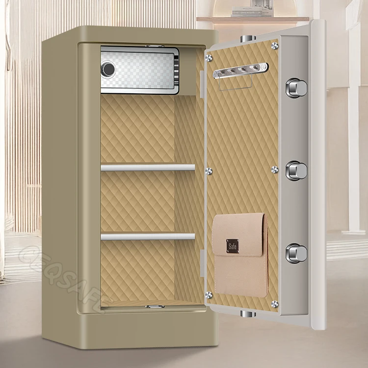 CEQSAFE Security Digital Electronic Steel Safe Box with Fingerprint Lock Household Safe for Home Storage
