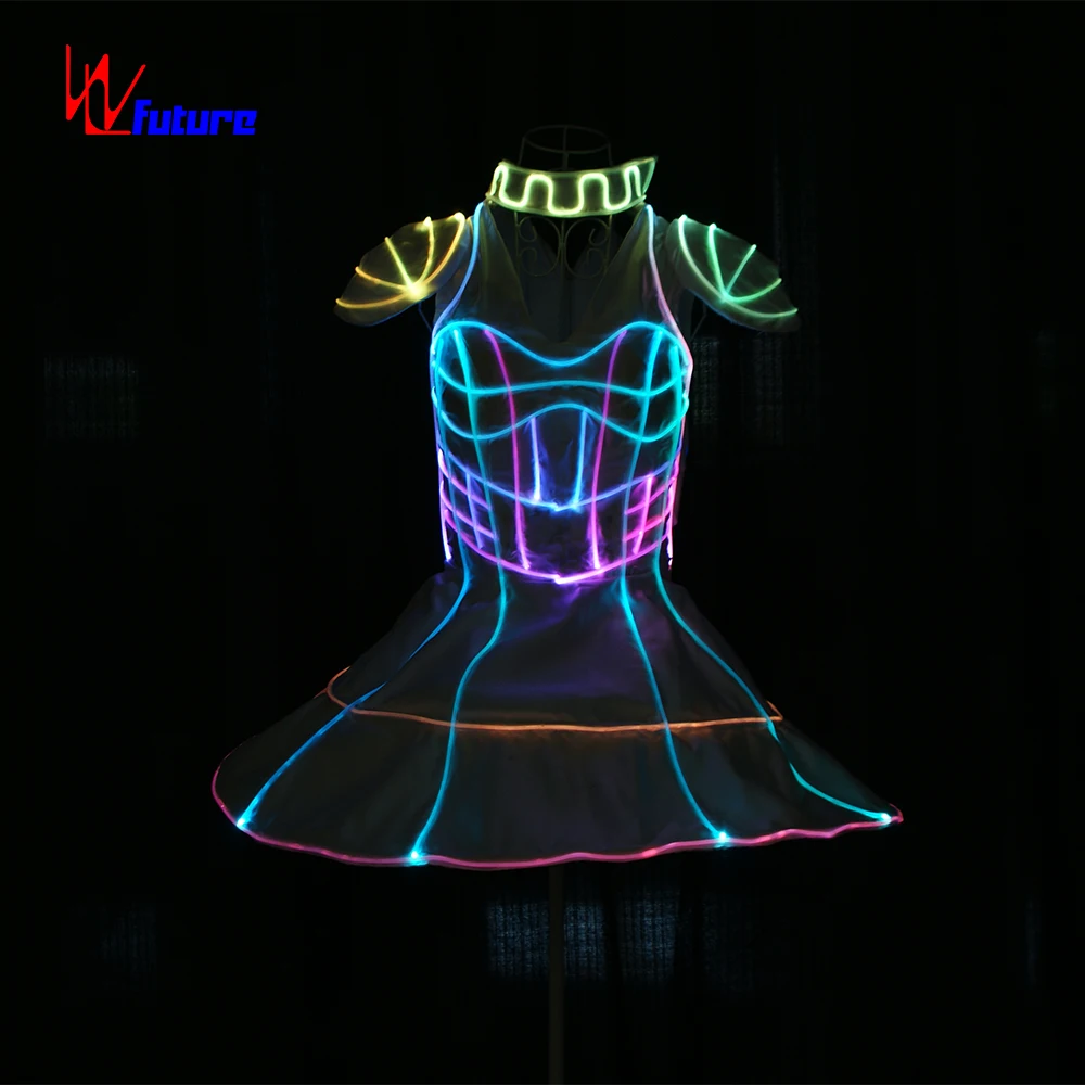 neon dress glow in the dark Neon UV Glow Pink Lightning Print Bodycon Spandex Dress with Scoop Neck and Cap Sleeves -