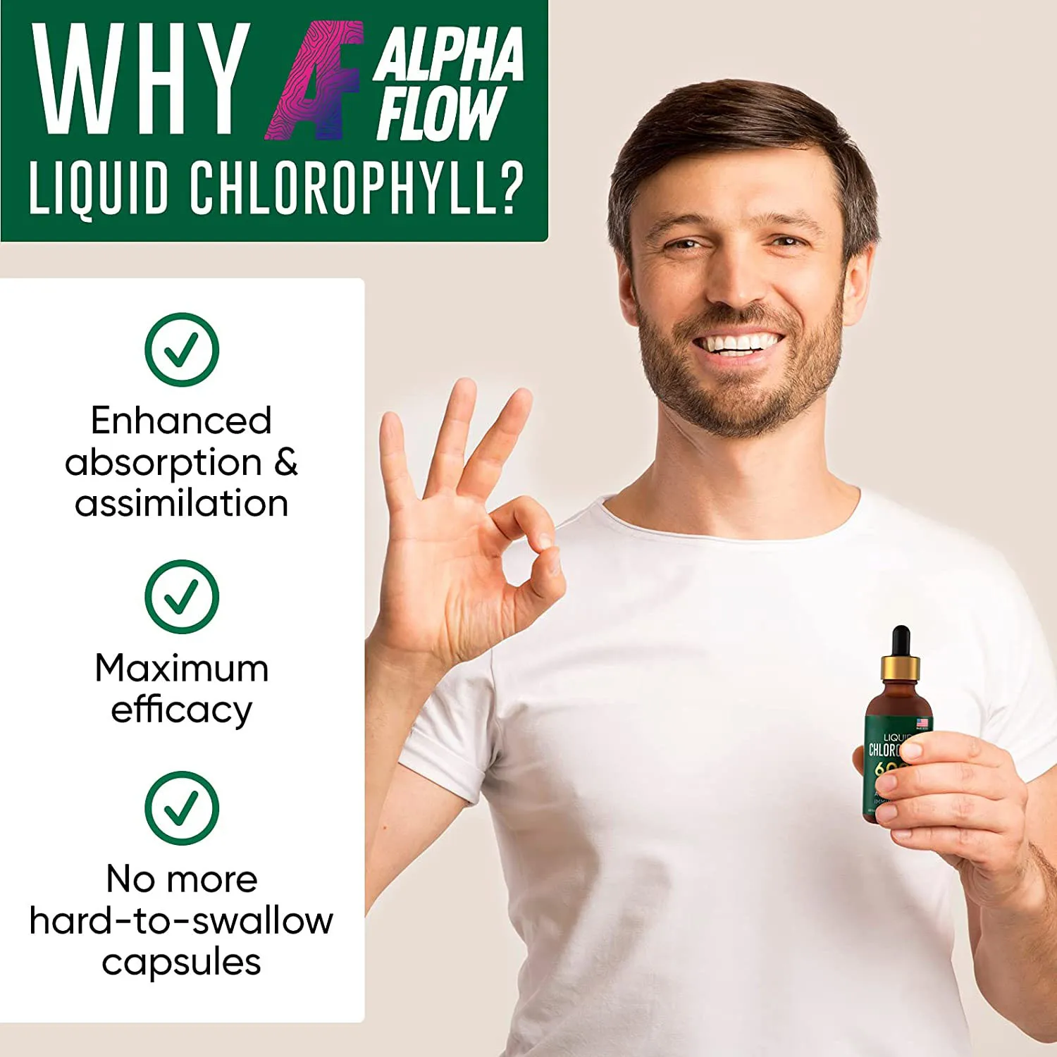 Oem Private Label Oral Liquid Chlorophyll Herbal Extract Chlorophyll