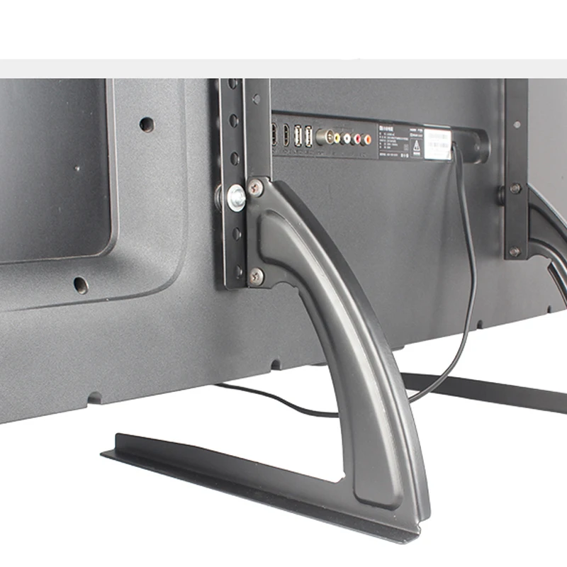 TV Table Display Height Adjustable Stand Wall Mount for Large Flat Screen LED LCD TV Floor Desktop Mounting Metal Stand Bracket