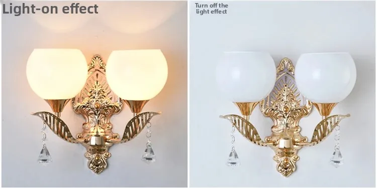 product new creative led american wall lamp for bedroom living room balcony stair corridor and aisle iron body with e26 bulb base-18