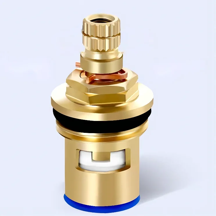 1/2 Brass Faucet Ceramic Cartridge Valve Core Brass Spline Tap Spindle