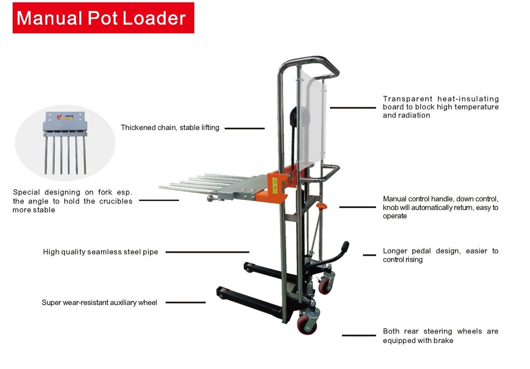 Fire Assay Laboratory High-efficiency Multi-position Manual Crucible Loader Trolley