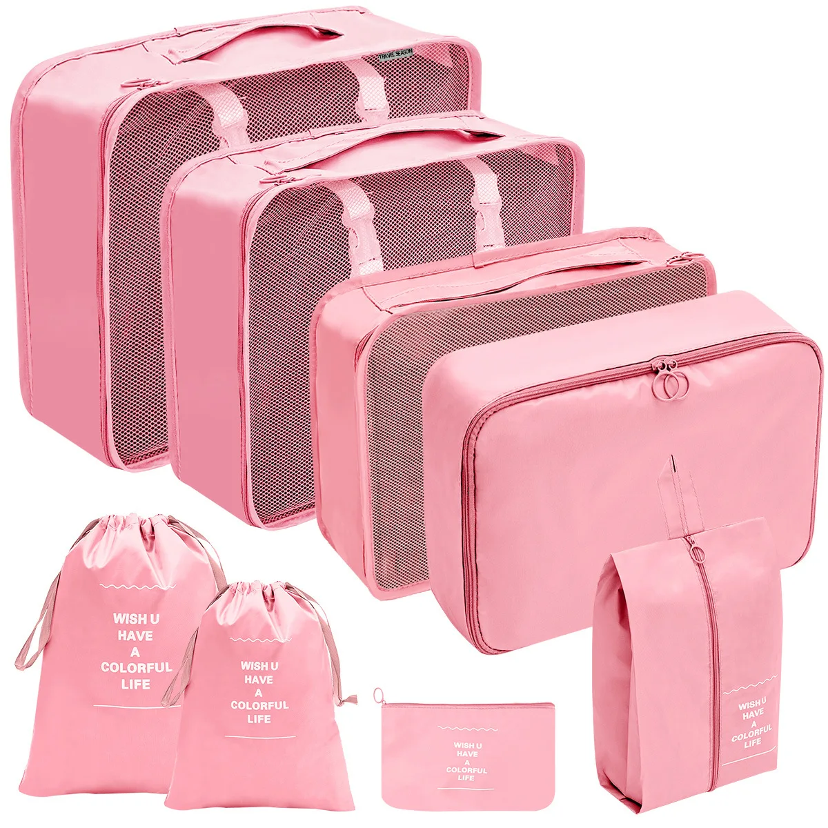 Wholesale Custom Clothes Travel Luggage Foldable Packing Storage Box Organizers for Travel Accessories