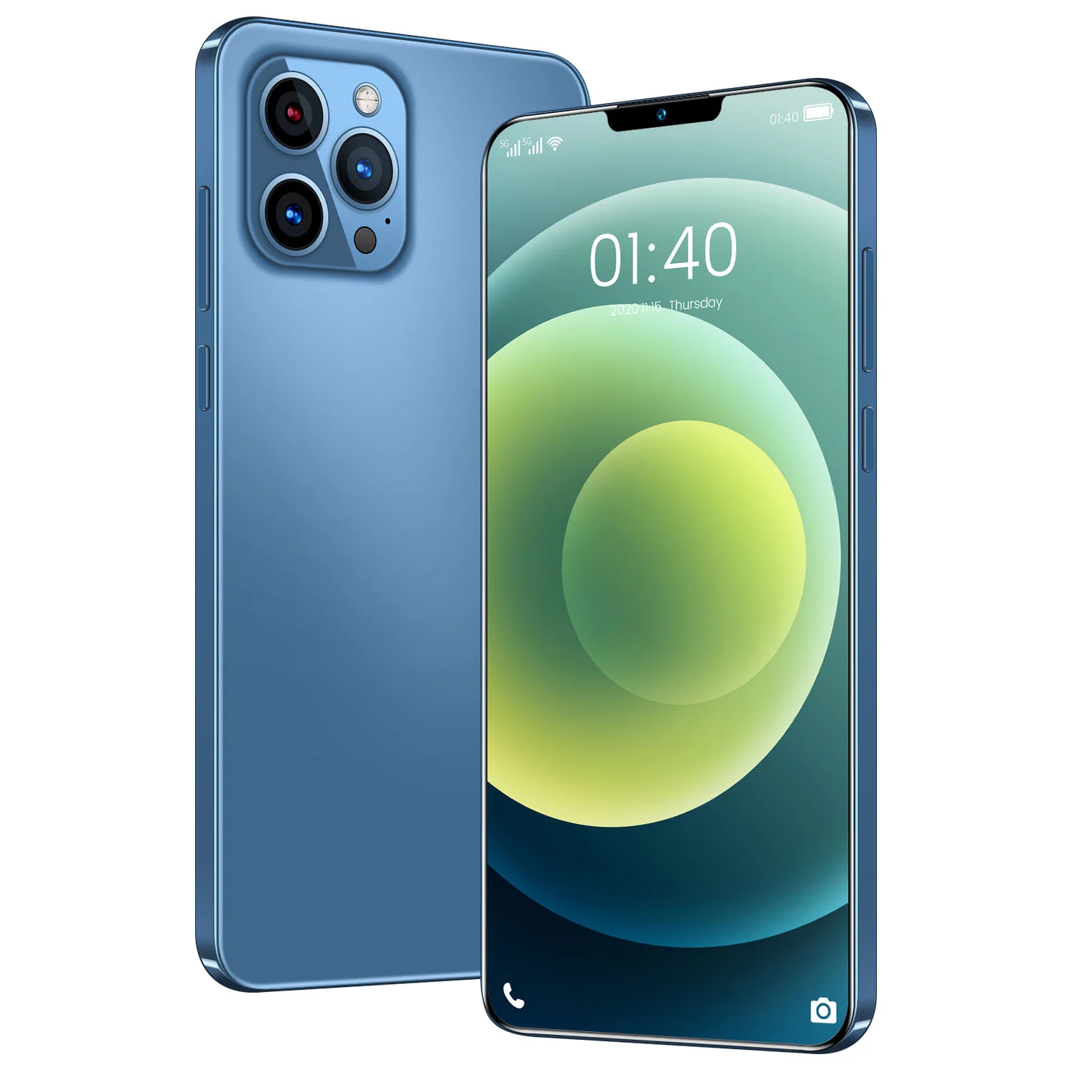 
Смартфон i12 Pro Max +, 6,7 дюйма, 12 + 512 ГБ, Android, 10 ядер, 5G LET phone 3, камера MTK6889, распознавание лица, разблокированный мобильный телефон 