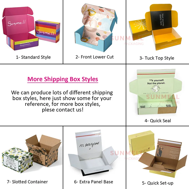 Free Design Eco Friendly Corrugated Cardboard Clothes Packaging Boxes Recycled Kraft Paper Printed Mailer Shipping Boxes