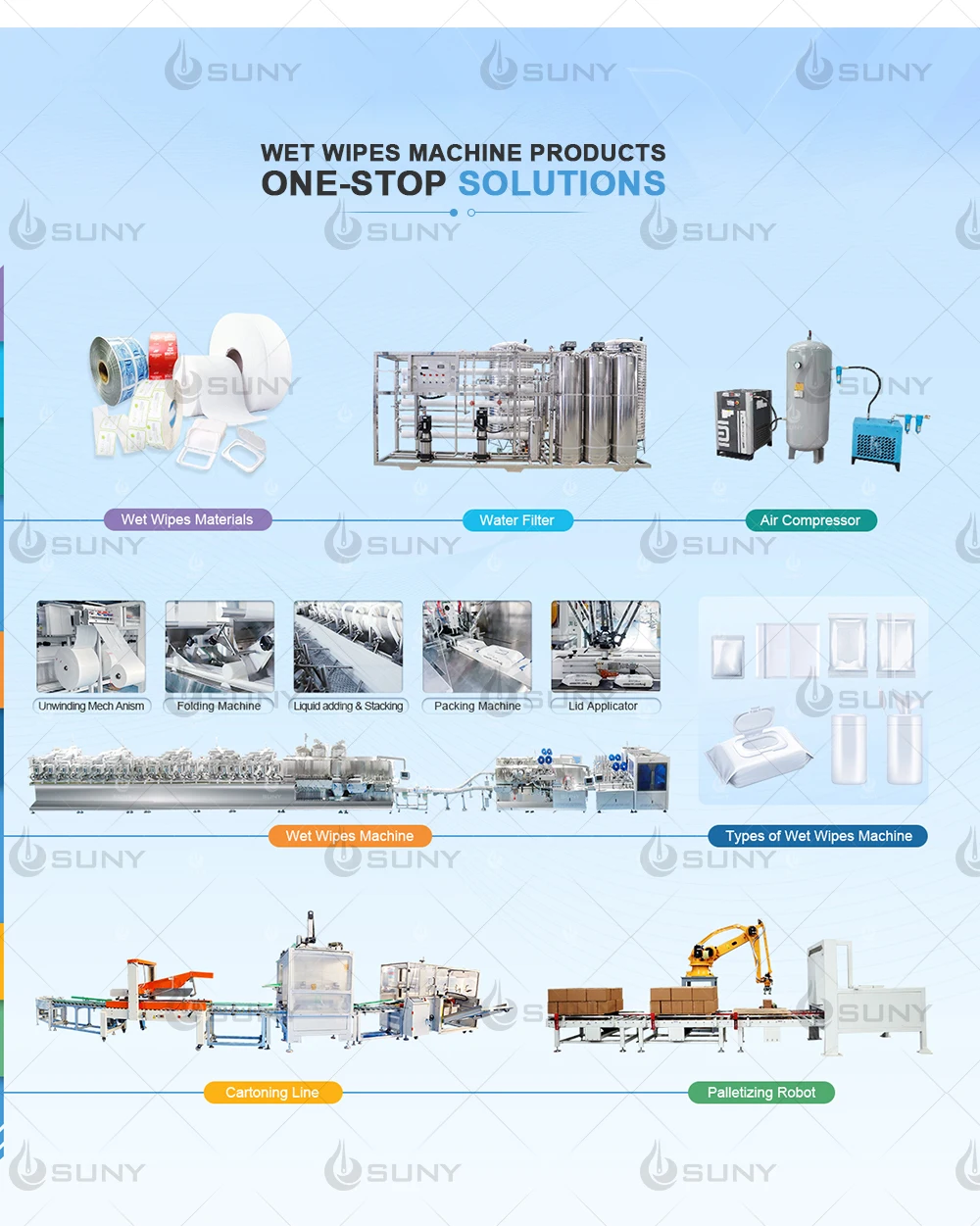 12 Lanes Fully Automatic Baby Wipes Making Machine