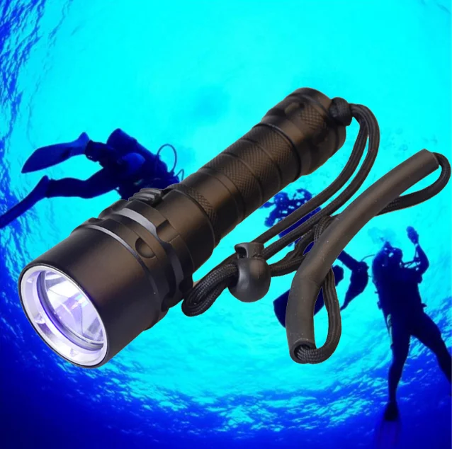 Aluminum Waterproof Ip68 Scuba Flashlight Professional Diving Torch ...