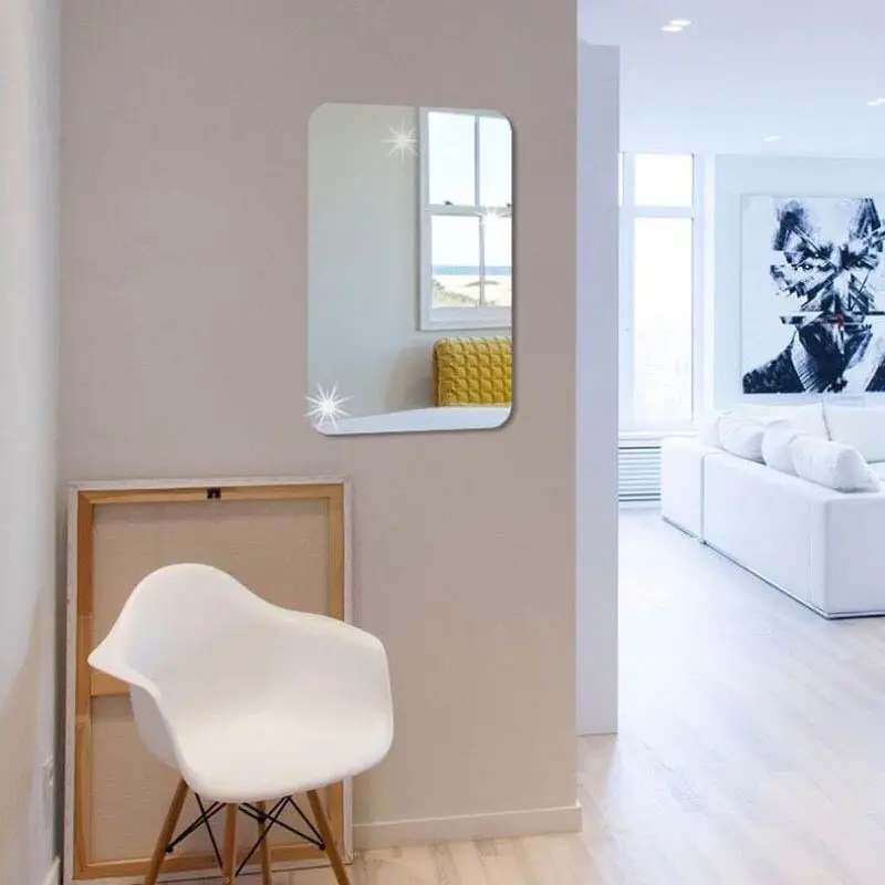 Acrylic Mirror Full Body Dressing Mirror Sticker,Bathroom Bedroom Floor