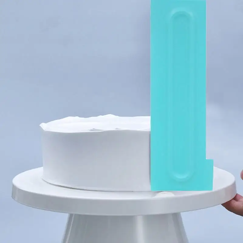 Stainless Steel Cake Scraper & Icing Smoother – 2-Piece Set For Buttercream, Edging & Decorating