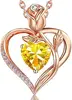 Novo oro rosa citrino