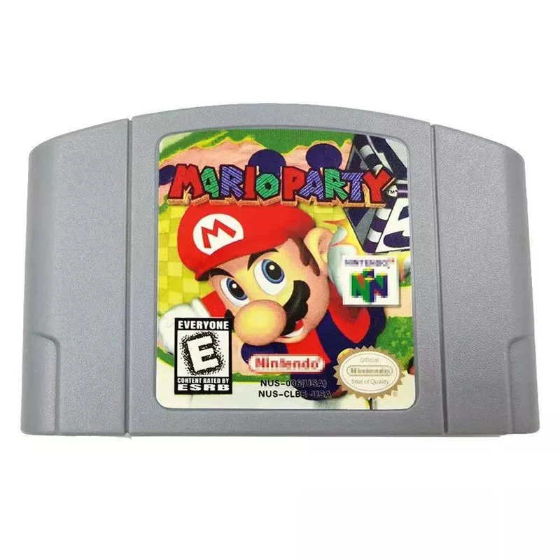 Retro Mario Game Card For Nintendo 64 Mario Kart Party 1 2 3 Golden Eye ...