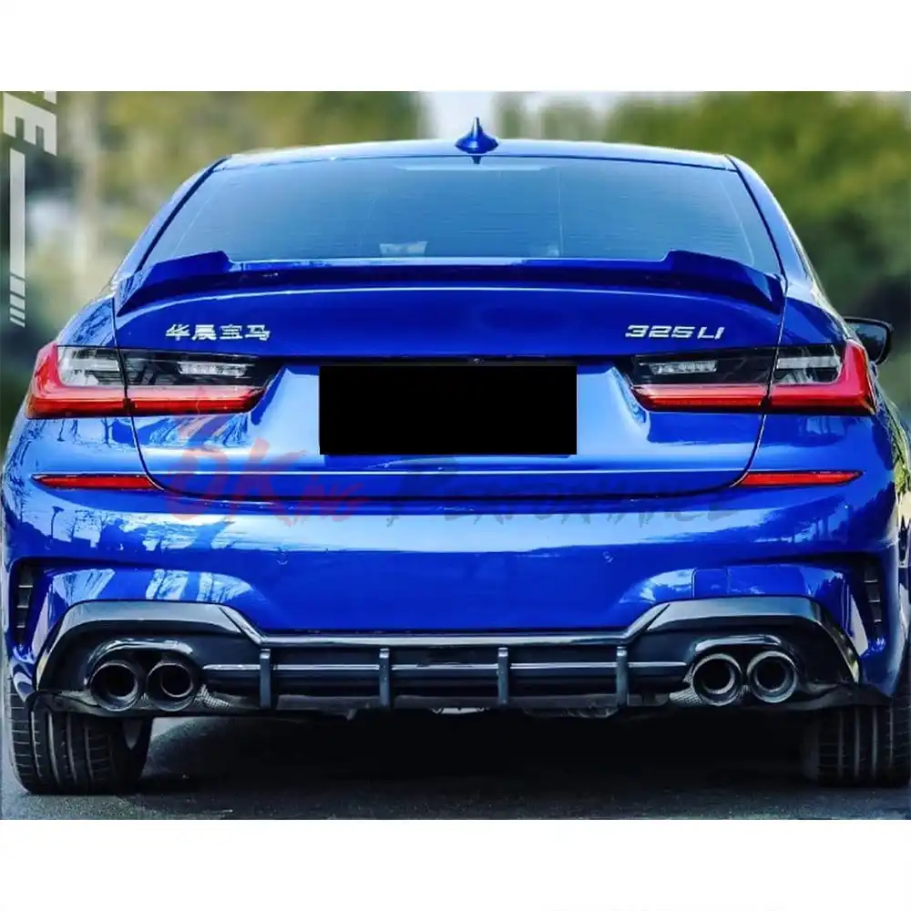 AK Style Carbon Fiber Rear Diffuser for BMW 3 Series G20