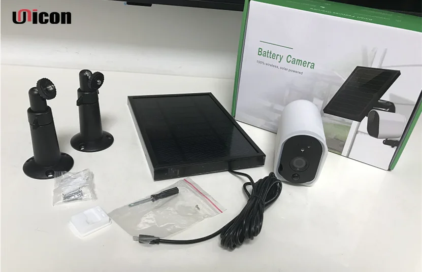 Tosee Plus Free Cloud Storage 2MP Full HD Solar Powered WiFi Camera with SD Card Slot