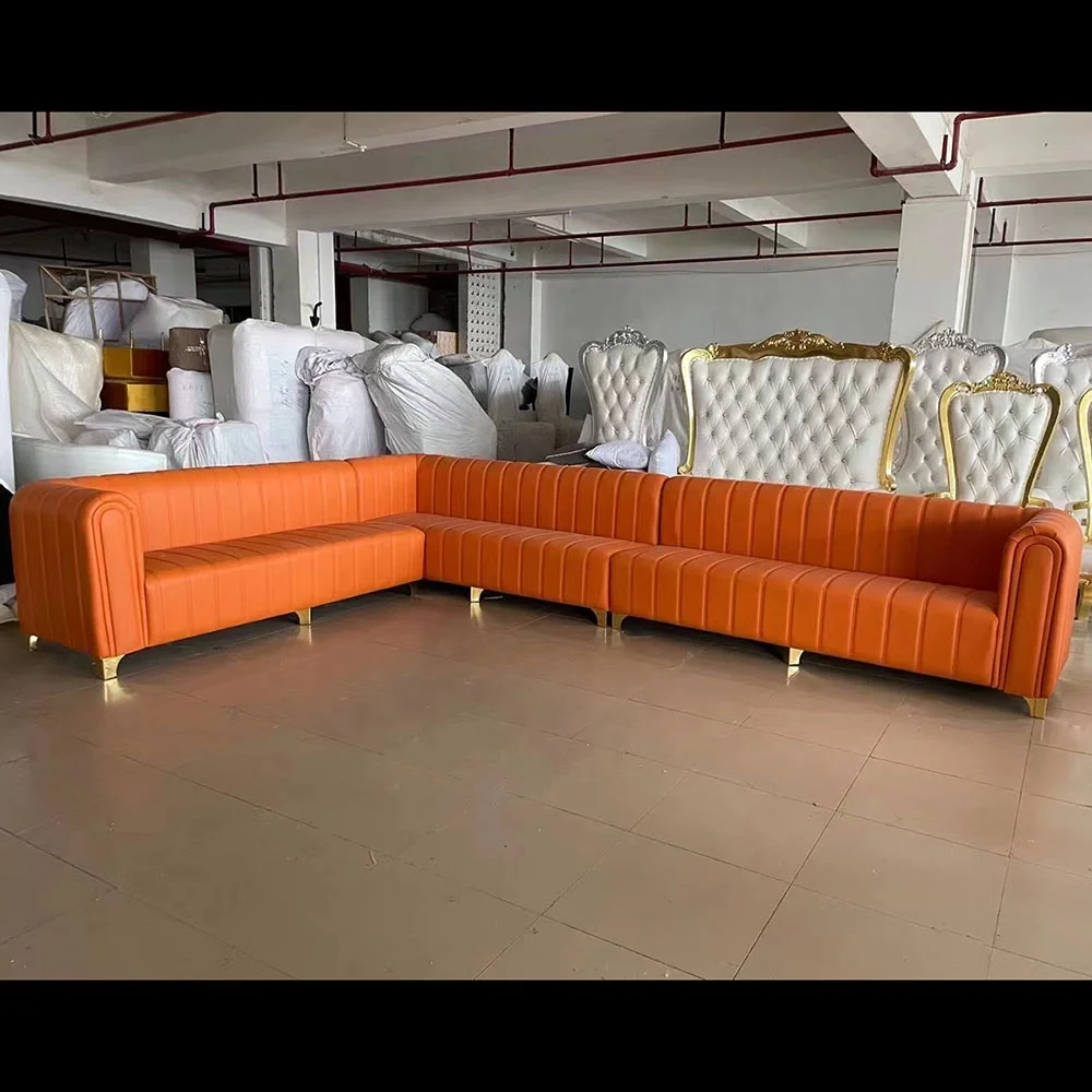 New Arrived Event Sofa Coffee Shop Hotel Bar Leather Sofa For Custom