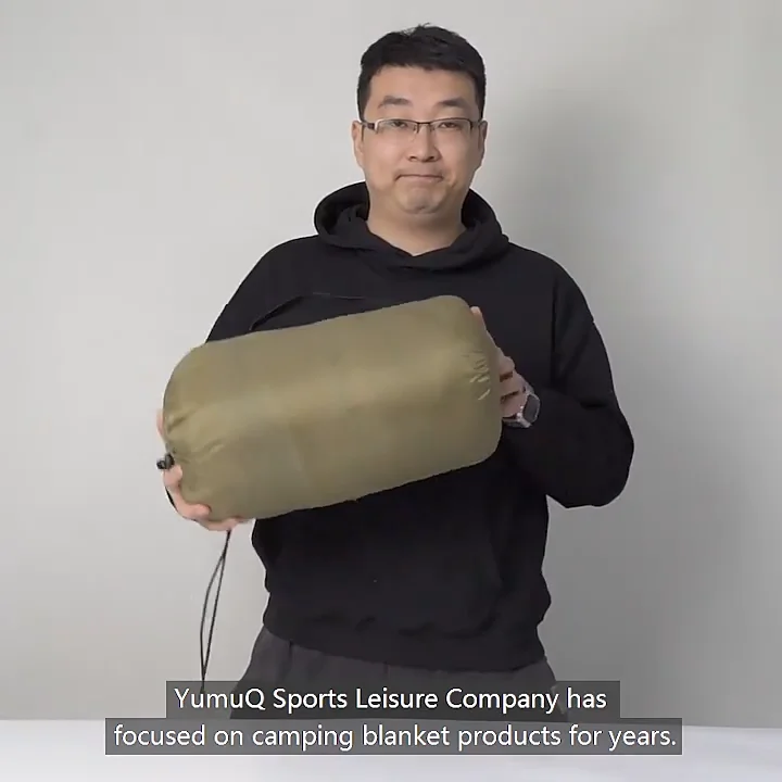 Yumuq 20d Ripstop Polyester Dwr Recycled Camping Puffy Blanket With 240 ...