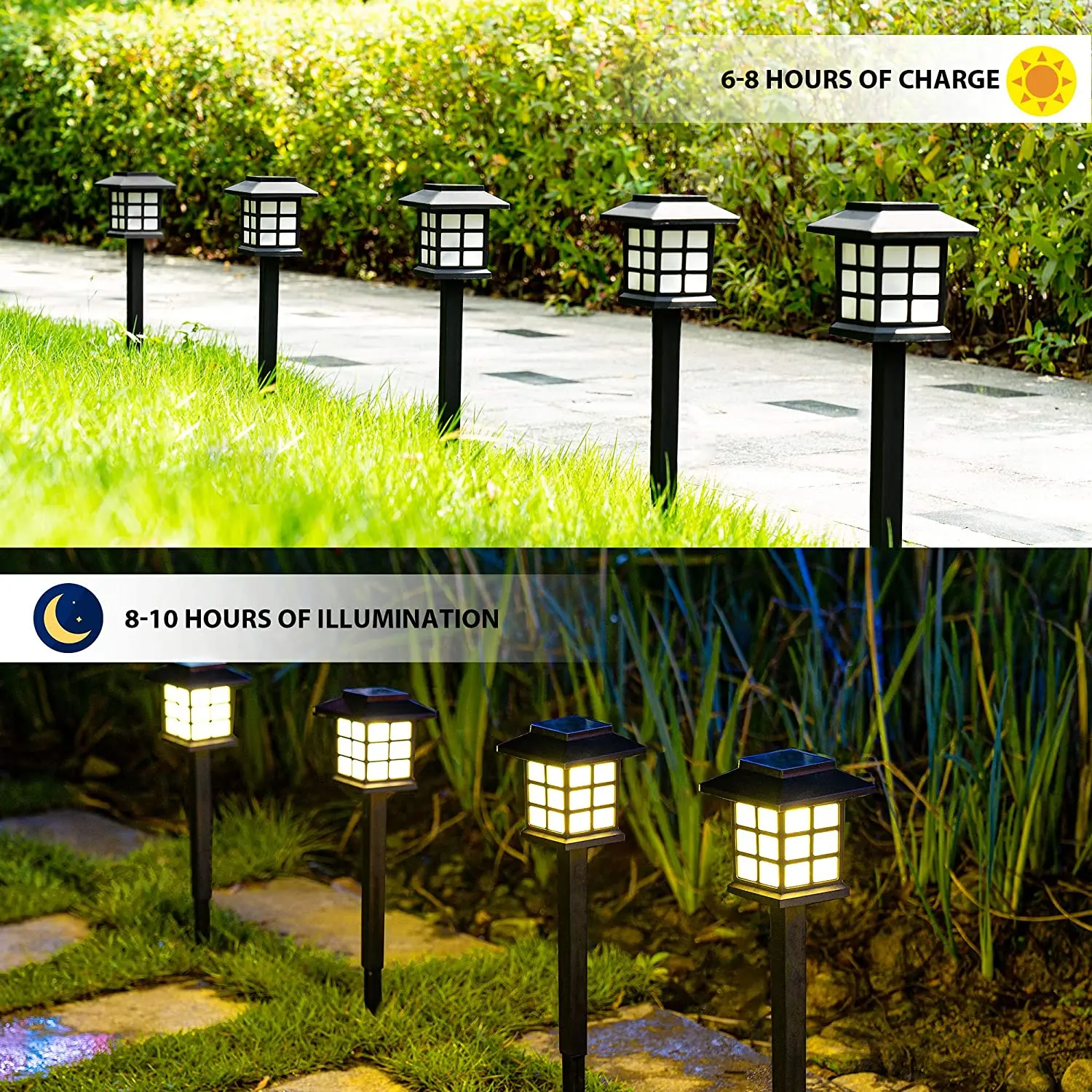 Solar Outdoor Lighting Waterproof Lights Urban Bal... – Grandado - View #2