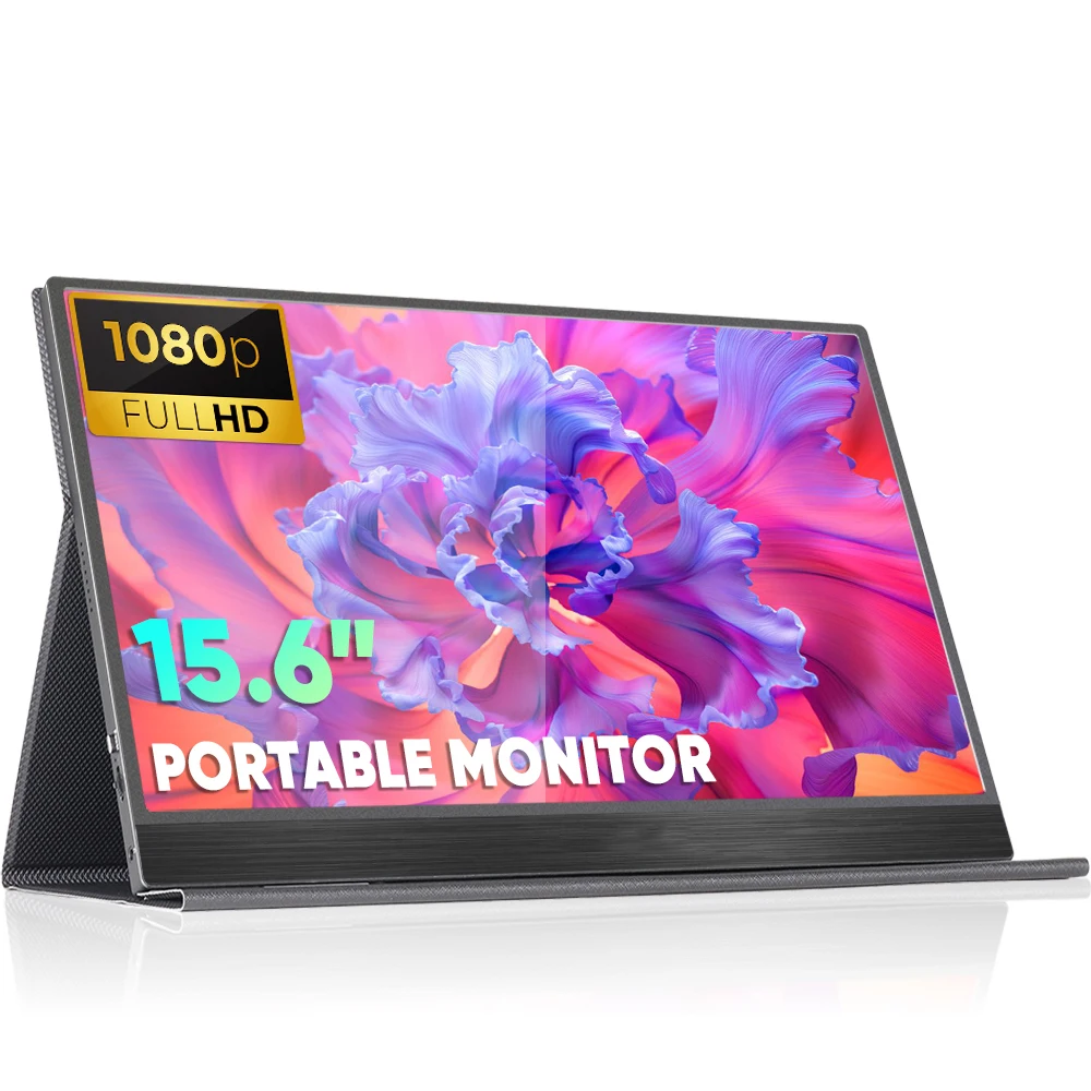 SIBOLAN 15.6 Inch Type-C Portable Gaming Monitor - 1080P