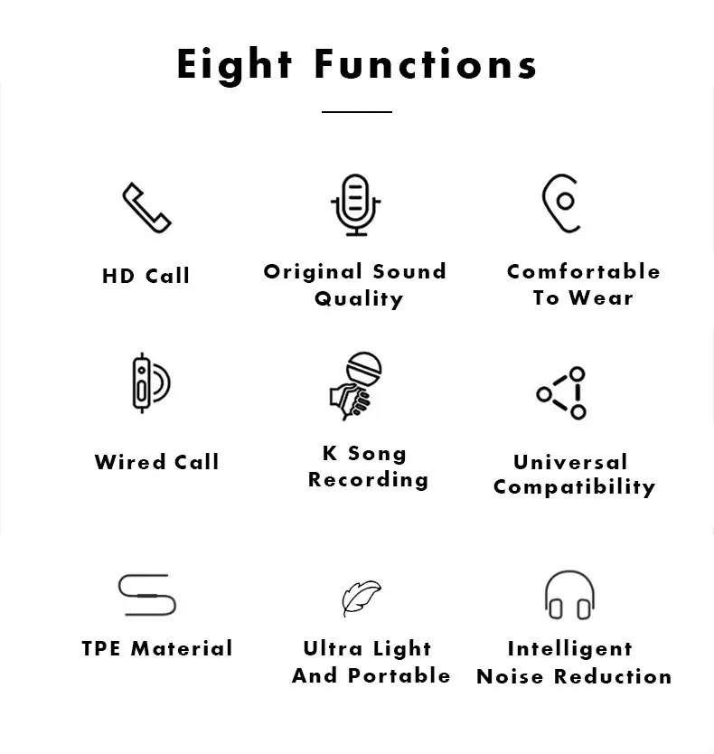 Белый 3,5 мм jack для йоги TPE наушники гарнитуры 1,2 M гарнитура Хэндс фри, стерео in-ear проводные наушники
