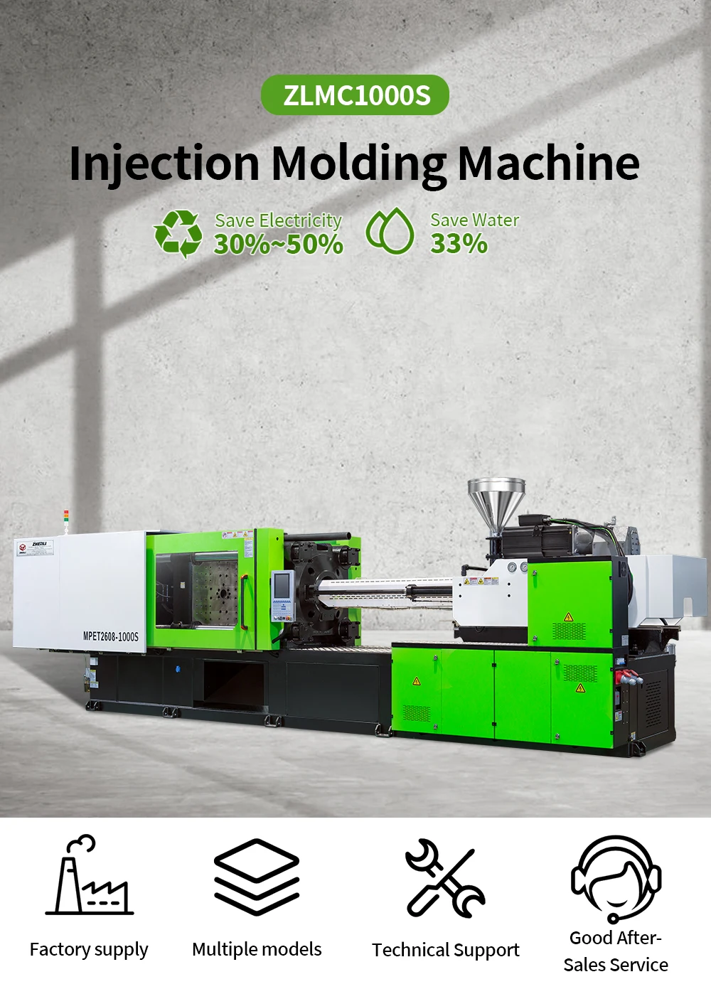 Factory Custom Traffic Cone Injection Molding Machine Largest 1000 Ton Injection Molding Machine Price manufacture