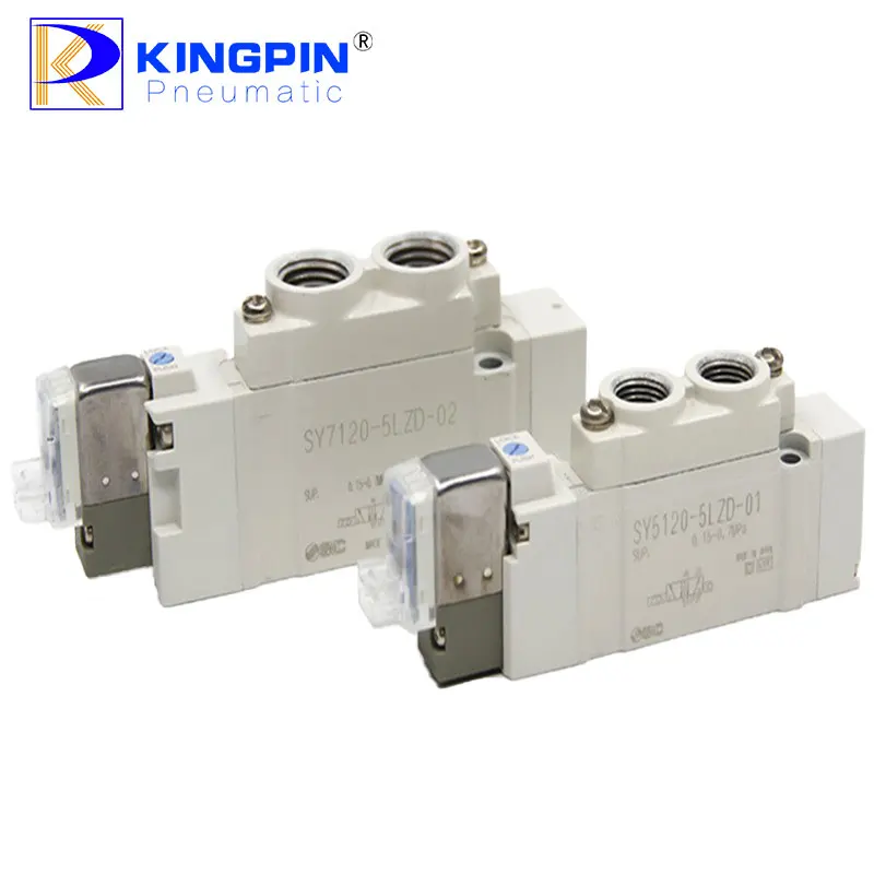 SMC　SY5520-5GZ-C8 ダブルソレノイドバルブ Smcソレノイドバルブ、SY5120-5LZD-01、SY7120-5LZD-02 - AliExpress
