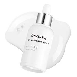 Private Label Vegan Organic Ceramide AHA PHA Exfoliating Serum Pore Shrinking Anti-Wrinkle Whitening Face Skin Care Booster