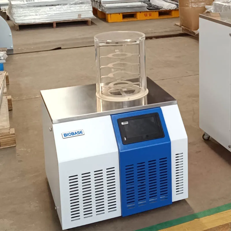BIOBASE Vertical Freeze Dryer BK-FD12S(-60/-80) for Freeze Drying Test of  Laboratory Biomedical Samples for Lab