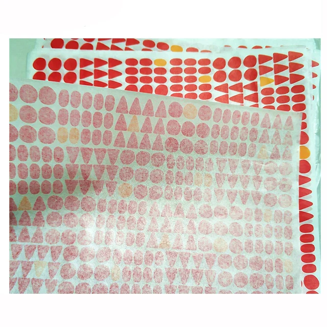 Custom food wrapping paper printed eco friendly greaseproof paper for food