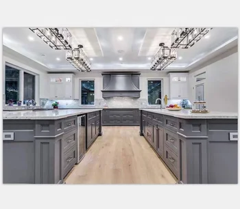 Contemporary solid wood custom allure kitchen cabinetry