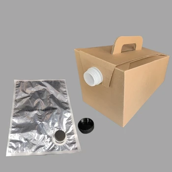 96oz coffee new bag BIB screw cap valve bag in box Portable color box