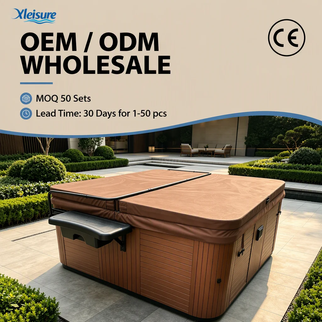 Outdoor Hot Tub Spa Table with Storage Drawer Bar Table for Drinks Food Snacks Spa Accessories OEM ODM Wholesale