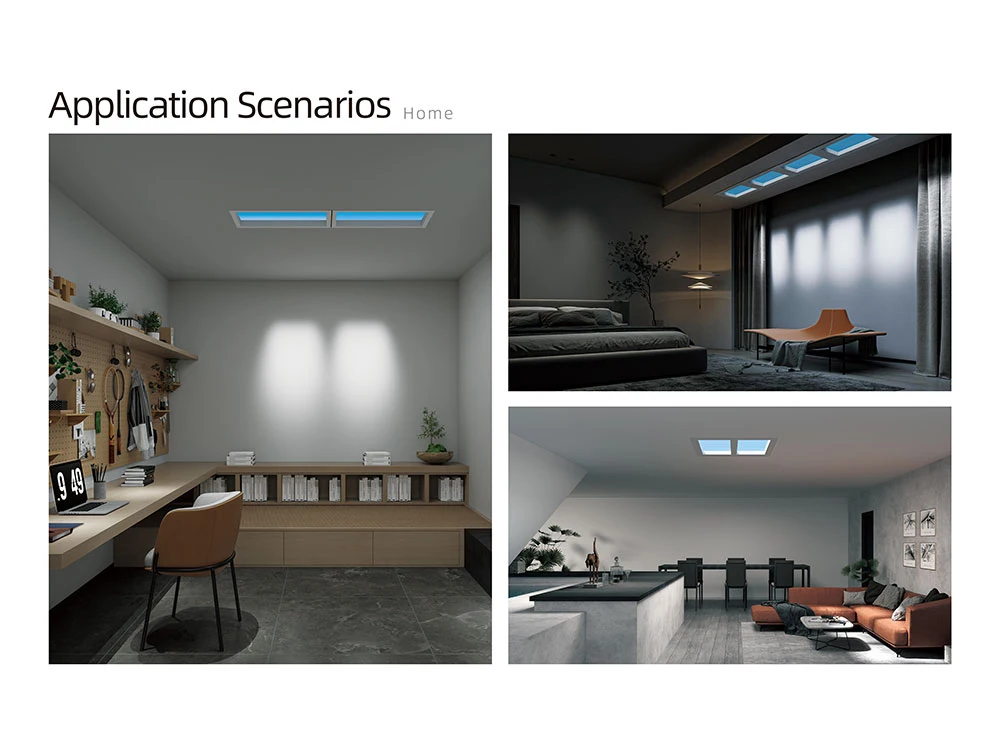 Artificial Skylights Led Nanotechnology Blue Sky Panel Light Indoor Sunshine Lighting Lamps For