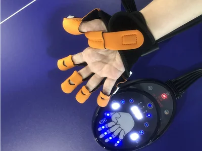 Portable hand rehabilitation equipment supplies rehabilitation robot gloves for stroke patient perform hand exercise at home manufacture