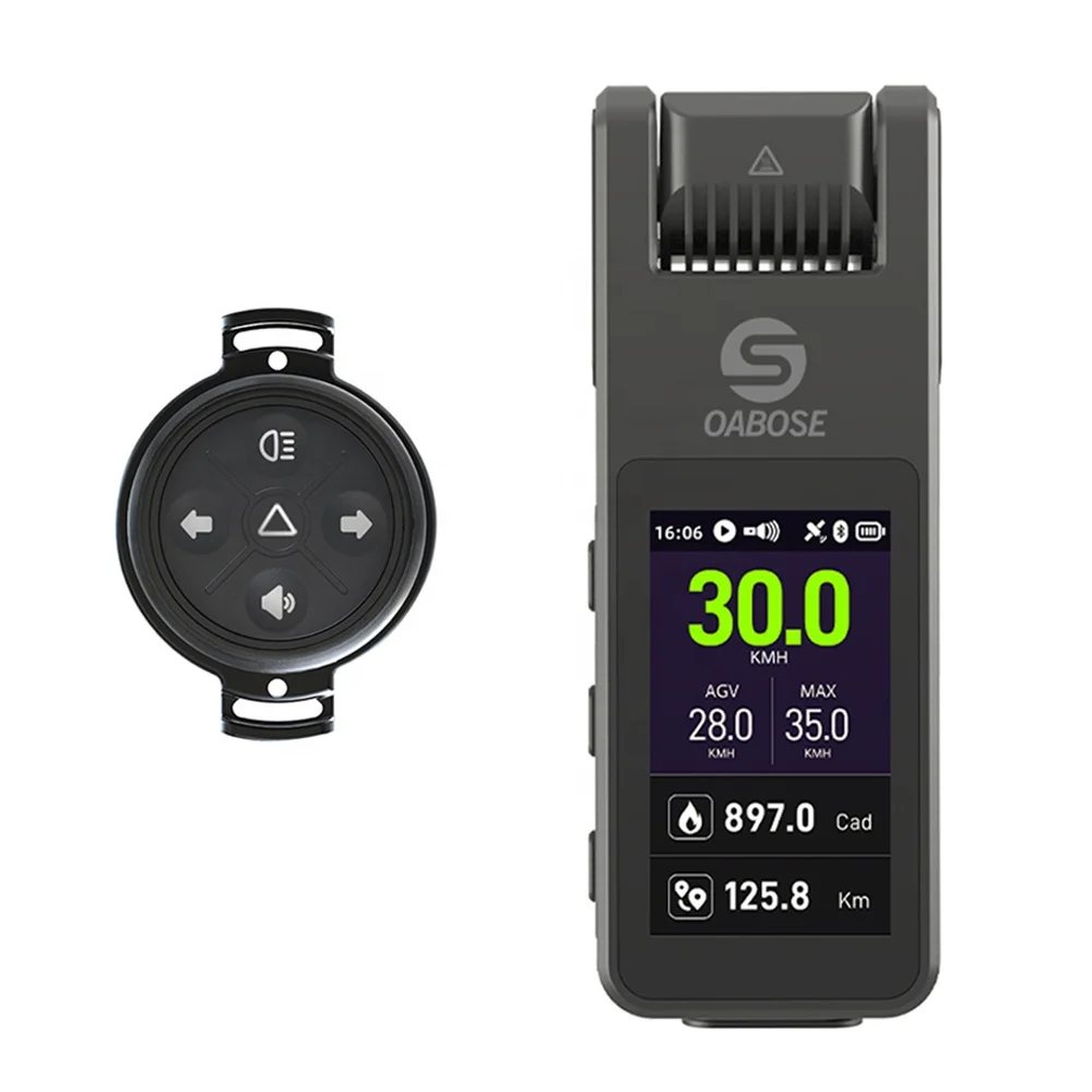 Muiti-Star-Position ierung GNSS GPS wiederauf ladbarer Tacho fr Fahrrad  7000 mAh Batterie 120 dB Horn Tacho fr Fahrrad