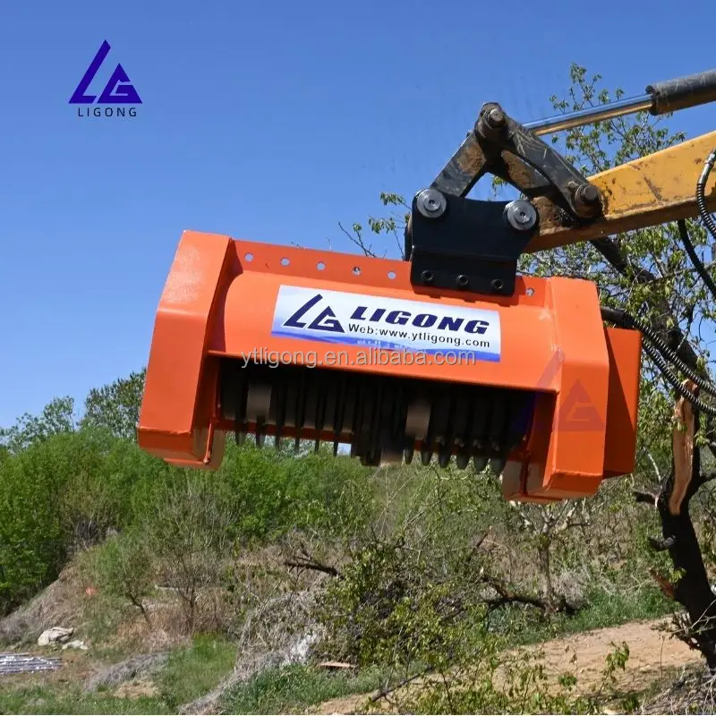 Factory Price Heavy Duty Excavator Brush Cutter Mulcher Land Clearing ...