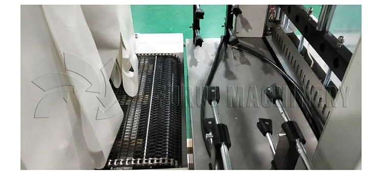 Automatic photo frame thermal contraction heat shrink wrapping machine