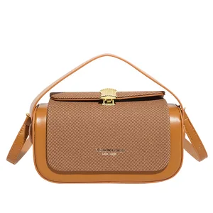 2026 Fall Luxury Small Square Bag Light Luxury Women's Handheld Box Bag New Stylish Retro Crossbody Shoulder Bags for Women