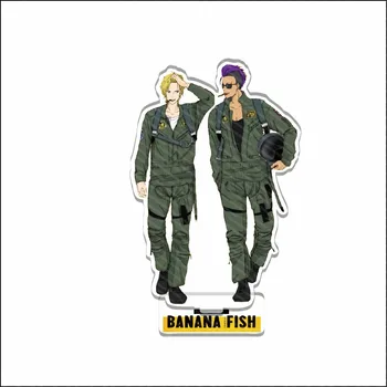 Anime Stand banana fish Ash Lynx Okumura Eiji Acrylic Figure Display  Desktop Decoration 15cm