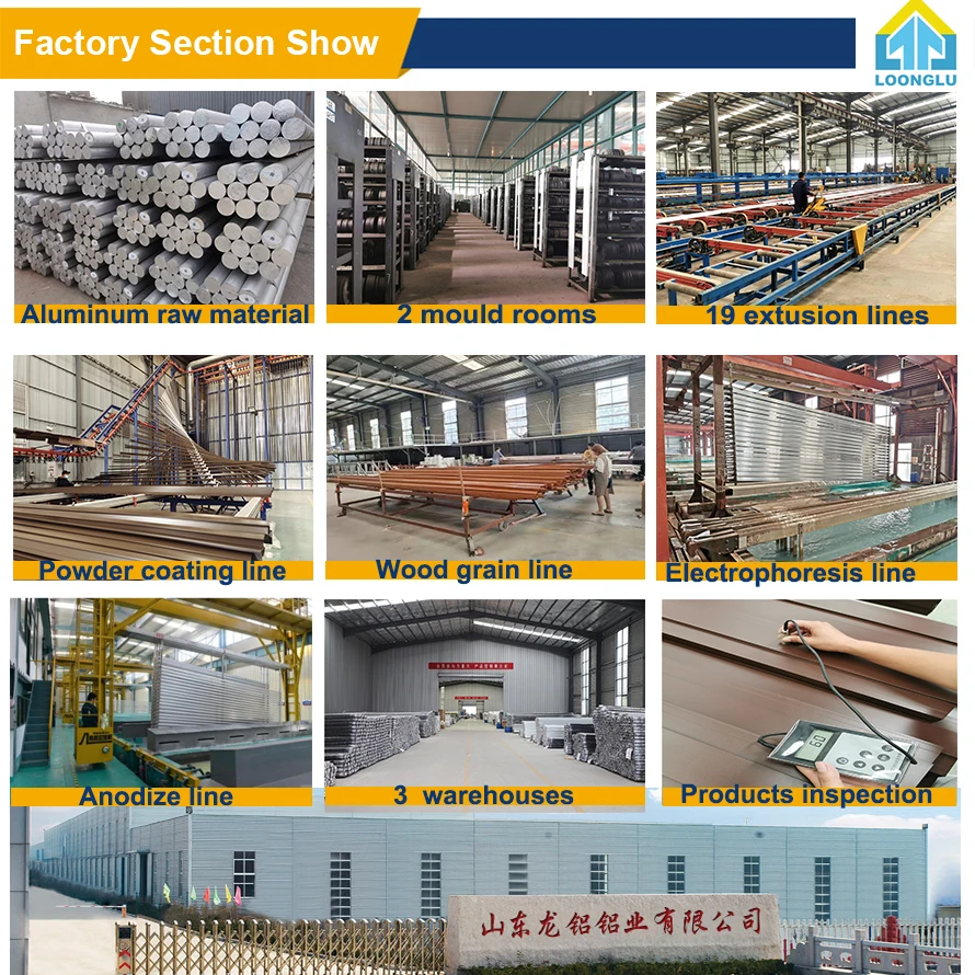 Aluminum Profile for Doors and Windows Frame Profil Aluminium Window