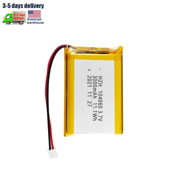 KC Certified 104060 Li Po 3000mAh 11.1Wh for GPS locator 3.7V rechargeable polymer lithium-ion battery 104060