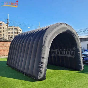 Zhenmei Manufacturer 17ft black Inflatable Tent Inflatable Tunnel Tent For Sales