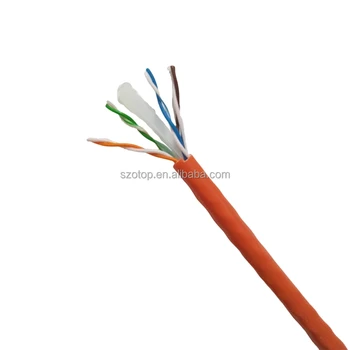 305 meter Indoor lan cable cat6 utp 24AWG multi strand network cable Yellow Blue