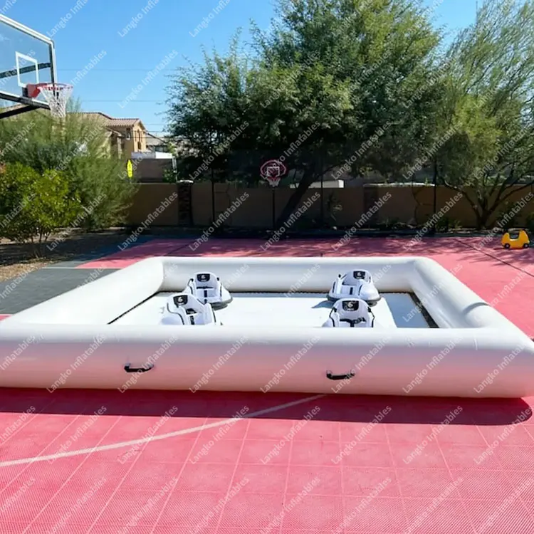 Kids Adults Commercial Pvc Race Track Inflatable Bumper Car Arena For