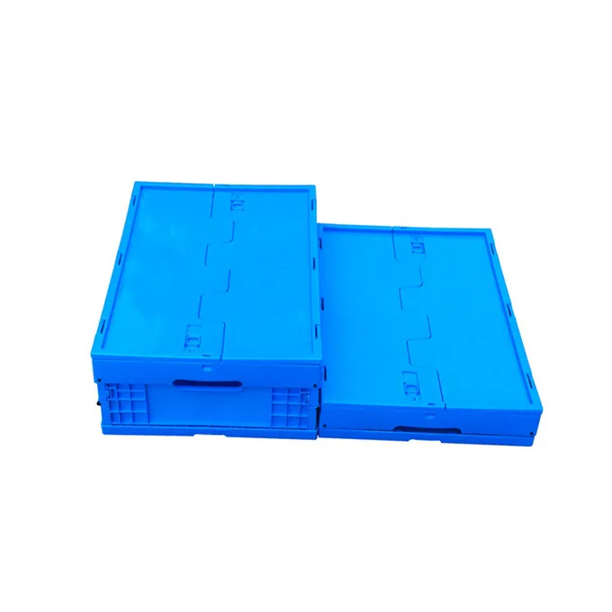 HUADING Storage Boxes Lid Attached Folded Plastic China Factory Storage Boxes & Bins Food Container Eco-friendly Foldable