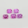Pink emerald cut