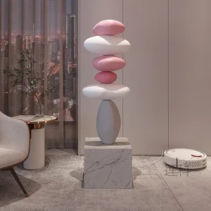 JACKSUN Superior Luxury LED Floor Lamp for Living Room and Bedroom Asian Style with Bedside Floor Light