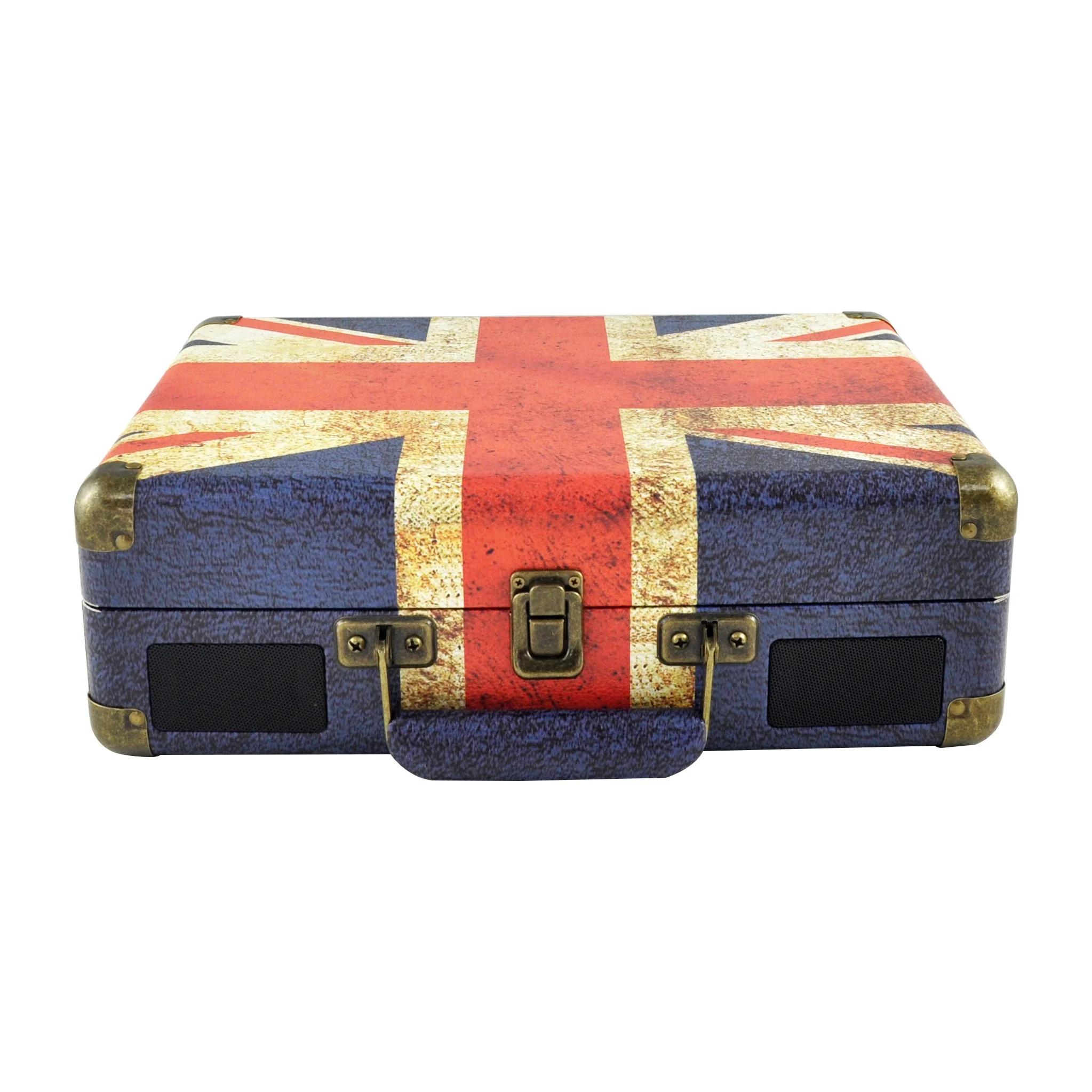 3 Speeds Table Top Suitcase Retro LP Vinyl Vintage Turntable Record Player With Full Functions