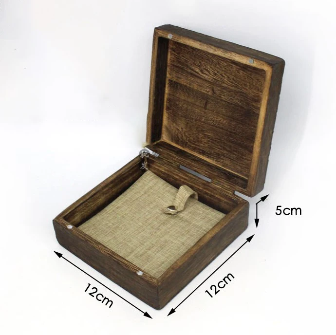 Шкатулка для ювелирных изделий из цельного дерева Прямая продажа с завода Высококачественная шкатулка натурального