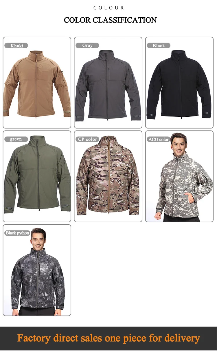 Waterproof Warm Fleece Polyester Hardshell Jacket Coat 